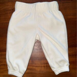 Garanimals Kids White Fleece Joggers